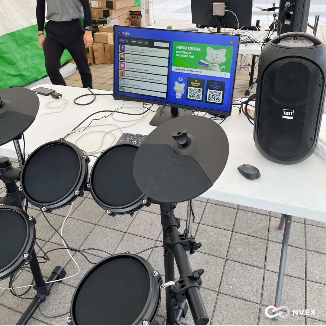 MEW Drum 無料体験ブース